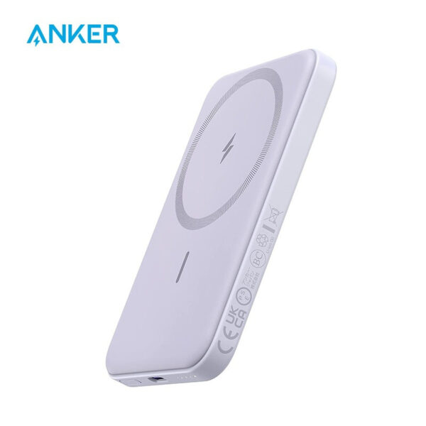 Anker Magnetic Portable Charger, 5,000mAh Wireless Portable Charger with USB-C Cable, Battery Pack, for iPhone 15/15 Plus/15 Pro/15 Pro Max, iPhone 14/13/12 Series and more (Refurbished) - Image 6