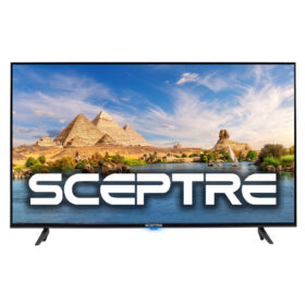 Sceptre 43" 1080P FHD LED Television Edgeless Design Flat Panel TV 1920x1080 CEC MEMC 120 Built-in Dual 10W Stereo Speakers Black