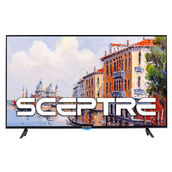 Sceptre 43" Flat Panel TV 1080p LED Television FHD Edgeless Design 1920x1080 CEC MEMC 120 Built-in Dual 10W Stereo Speakers Black - Image 4
