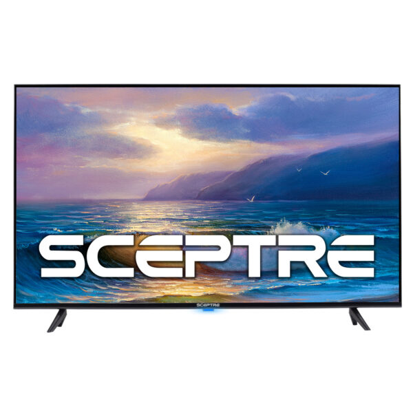 Sceptre 43" Flat Panel TV 1080p LED Television FHD Edgeless Design 1920x1080 CEC MEMC 120 Built-in Dual 10W Stereo Speakers Black