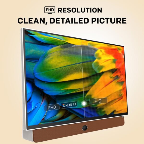 SKYWORTH 24-Inch Portable Smart TV with 3-Hour Battery​ – 1080P FHD Matte Screen, Google TV, HDR10 & Dolby Audio, Bluetooth, Chromecast Built-in - Image 8