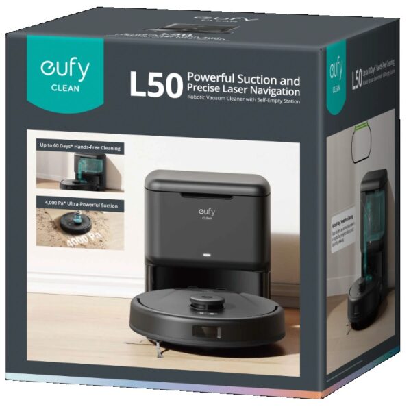 Clean L50 SES with 60 Day Self-Empty Station, Multi-Floor Cleaning, Customizable Mapping, T2275Z11, New - Image 6