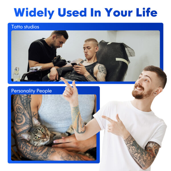 Portable Printer Wireless For Travel, Thermal Printer Inkless, Small Compact Printer Support Folding Paper/rolling/tattoo paper, Work With Laptop Phone And Pad - Image 9