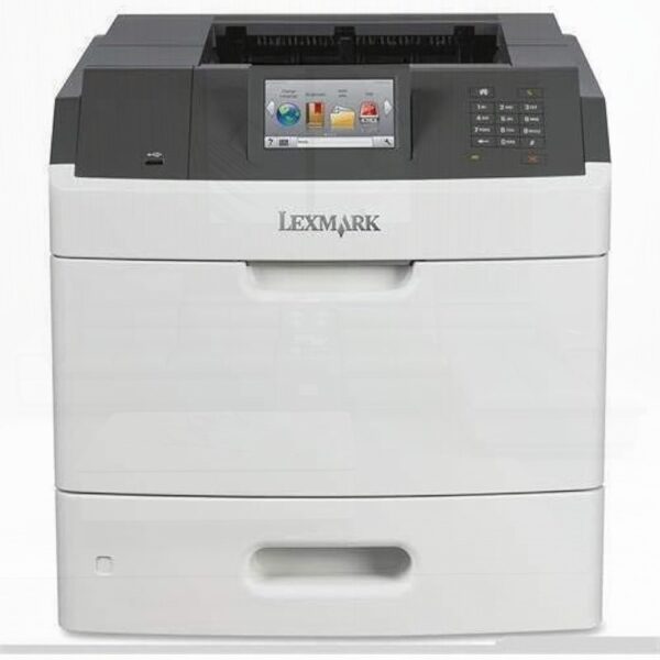 40G0110 MS810DN Laser Printer 1200 x 1200 dpi - Plain Paper - Desktop - 55 ppm Mo Print - 650 sheets Input - Automatic Duplex - LCD - Gigabit Ethernet - USB Certified Refurbished