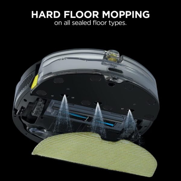 Shark AI Robot Vacuum and Mop with Home Mapping Perfect for Pets Wifi Works with Alexa Black Gold AV2001WD - Image 6