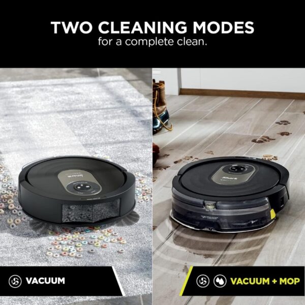 Shark AI Robot Vacuum and Mop with Home Mapping Perfect for Pets Wifi Works with Alexa Black Gold AV2001WD - Image 5