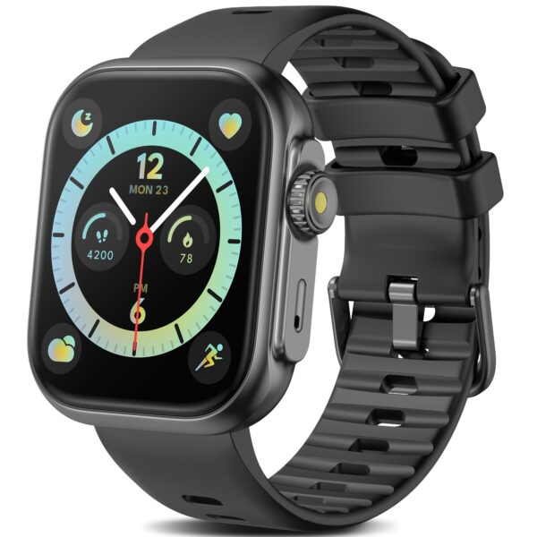 GPS Smart Watch, GPS Smart Watch For Men Women [GPS, Alexa Built-in], 24/7 Stress Monitor, Sleep & Fitness Tracker, Wireless Call, 100+ Sports Modes, Smart Watches For Android IOS (white) - Image 3