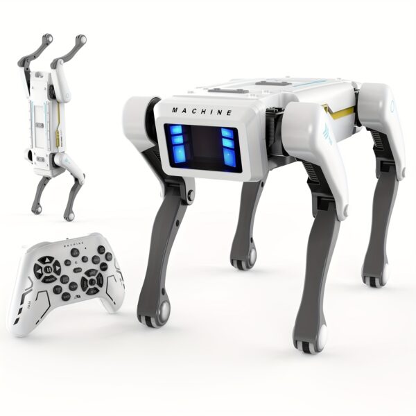 New Upgraded Model Smart Robot Dog -Application Control, AI Voice Activation, 18 Skills (Kung Fu, Dance, Swimming), USB Charging, Wireless Remote Control, Stylish Futuristic Design, Perfect for Gift Giving and Daily Entertainment - Image 3