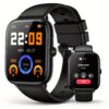 EarlySincere Smart Watches with Wireless Call, 2.06" AMOLED Display, Fitness Tracker with 118 Sports Modes, Alarm Clock, Remote Photography, Music Control, Sedentary Reminder, Water Drinking Reminder, Weather Display, World Clock, Calculator, Stopwatch, Mobile Phone Search, Menstrual Period Reminder, Voice AssistantCompatible with Android And iPhone