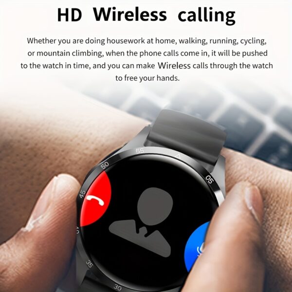 2025 New NFC Smart Watch For Men GPS Motion Trajectory 360*360 HD Screen AI Voice Wireless Call Smartwatch Sports Watch For Men Father'S Day Gift - Image 4