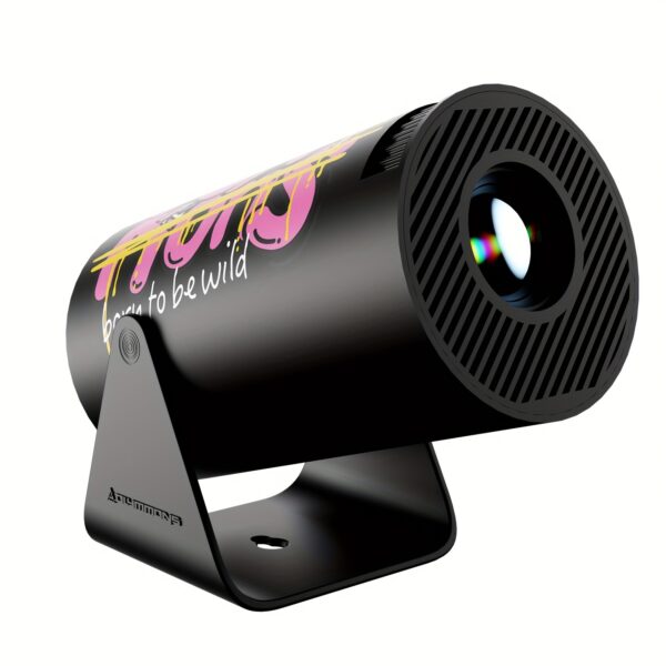 HY300 Pro Mini Portable Projector, Native 1080P Supports 4K/260ANSI Smart Projector with WiFi 6 BT 5.0, Screen Adjustment, 180 Degree Rotation, Home Video Projector Built-in Android 11.0 OS - Image 3