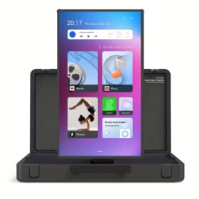 Apolosign Packgo 27 Inch Briefcase Smart TV - Portable Touch Screen Display, Built-in 6H Battery | Android 8GB+128GB, 1080p HD, WiFi | Camping/Travel/Tailgating Outdoor Entertainment System (HDTV Input & Screen Casting)