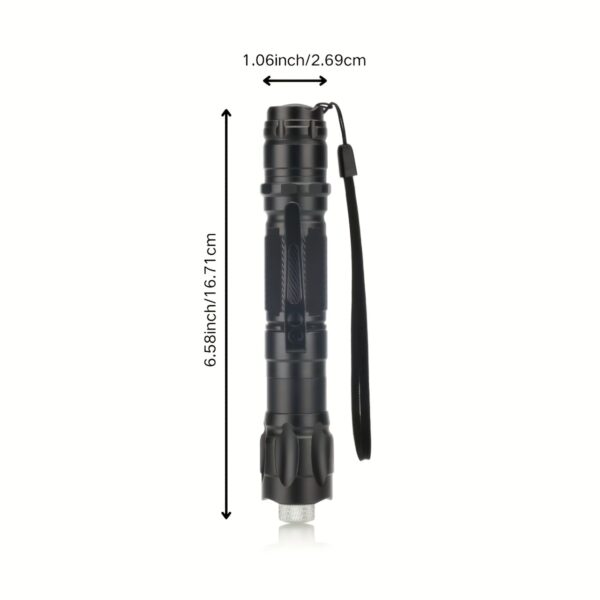 Laser Pointer, Tactical Flashlight, Replaceable Spare Batteries, Adjustable Focus And Replaceable Multiple Modes, Can Be Used Indoors And Outdoors, Presentations, Etc., Best Gifts - Image 2
