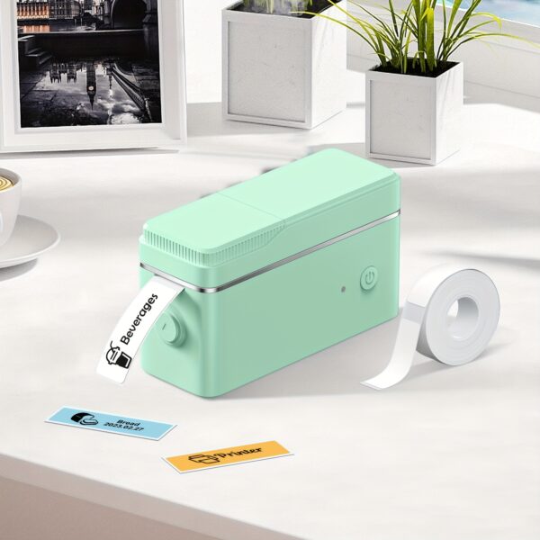 P31S Label Maker Machine With Stickers, Mini Portable Wireless Thermal Printer, For Organizing Storage Office Home Small Business, Sticker Maker Label Maker With Multiple Templates, Multi-color Option - Image 3