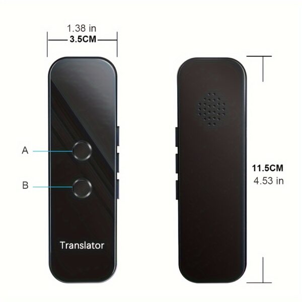 Portable Language Translator Device, Two-Way Instant Translator, APP Online Voice Translation, 137 Languages Supported, High Accuracy Translator Device For Travel Business Learning - Image 2