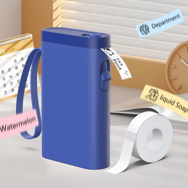 Label Maker With 1 Roll Of Label Paper, Portable Wireless Label Printer For Storage, Office, Home, Storage, Sticker Maker Mini Label Maker With Multiple Templates - Image 20