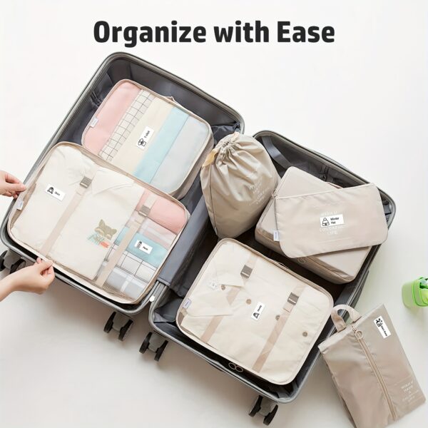 P31S Label Maker Machine with Tape, Portable Thermal Printer, Portable Label Printer for Organizing Storage Office Home, Sticker Maker Mini Label Maker with Multiple Templates, White - Image 8