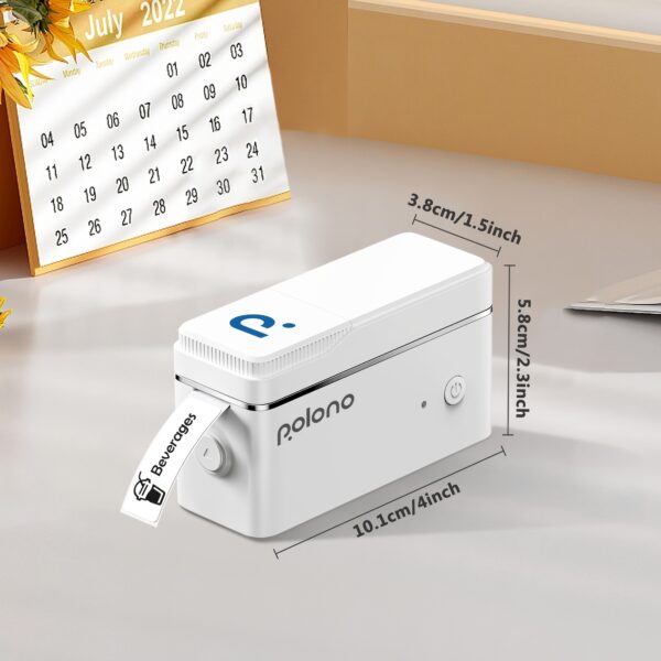 P31S Label Maker Machine With Stickers, Mini Portable Wireless Thermal Printer, For Organizing Storage Office Home Small Business, Sticker Maker Label Maker With Multiple Templates, Multi-color Option - Image 2