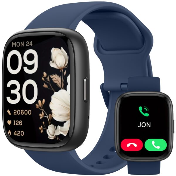 FAWEIO Smart Watch For Men Women Wireless Call, 1.95" Smartwatch with 100+ Sport Modes, Fitness Activity Tracker Pedometer, Built-in Alexa, Compatible With Android And for iphone, Perfect Gift For Family And Friends - Image 14