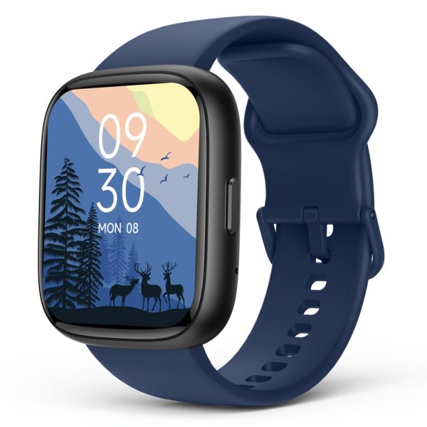 2024 Smart Watch With Wireless Calling, Alexa Built-in 1.83 Inch HD DIY Watch Face, 100 Sports Modes Activity Fitness Tracker, SMS Reminder, Pedometer, Weather Forecast, Alarm Clock, Camera Smart Watch For Men Women Compatible With Android IOS - Image 6