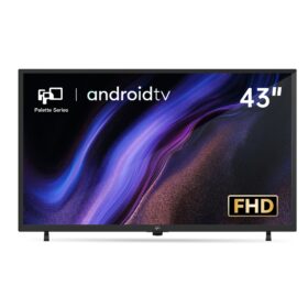 FPD 43 Inch Smart TV Full HD 1080p LED TV Frame Flat Screen Television With Google Cast Streaming Live Ultra Thin Android TV (Palette Series, CA43-P3, 2025 Model)