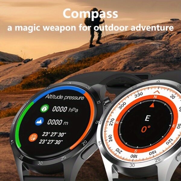 2025 New NFC Smart Watch For Men GPS Motion Trajectory 360*360 HD Screen AI Voice Wireless Call Smartwatch Sports Watch For Men Father'S Day Gift - Image 8