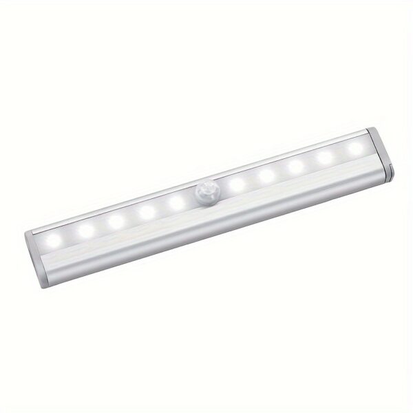 3-Pack Under Cabinet Lights, 10 LED Battery Operated Ultra-Bright Wireless Motion Sensor Light Indoor, Magnetic Dimmable Closet Lights, Wireless Under Counter Lights for Kitchen, Stairs, Available In 1-Pack - Image 5