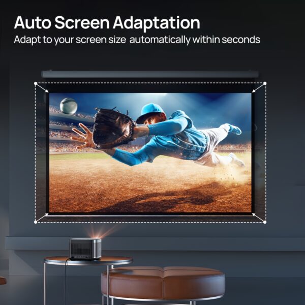 XGIMI HORIZON native 1080p FHD Projector 4K Supported Movie Projector, 1500 ISO Lumens, Harman Kardon Speakers, Android TV 10.0, Auto Focus, Auto Keystone Correction, Auto Object Avoidance, WiFi - Image 3