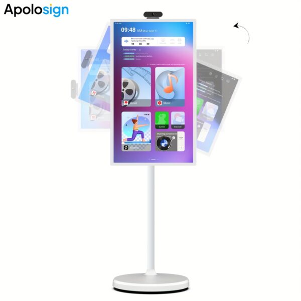Apolosign 32 Inch FHD Smart Portable TV Gen1, 8+128GB, Giant Tablet On Wheels, Gaming Monitor, Interactive Display, LCD Monitor, Digital Signage, Built-in Battery, Smart Screen - Image 7