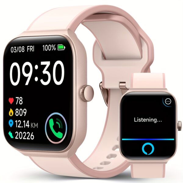 FAWEIO Smart Watch For Men Women Wireless Call, 1.95" Smartwatch with 100+ Sport Modes, Fitness Activity Tracker Pedometer, Built-in Alexa, Compatible With Android And for iphone, Perfect Gift For Family And Friends - Image 9