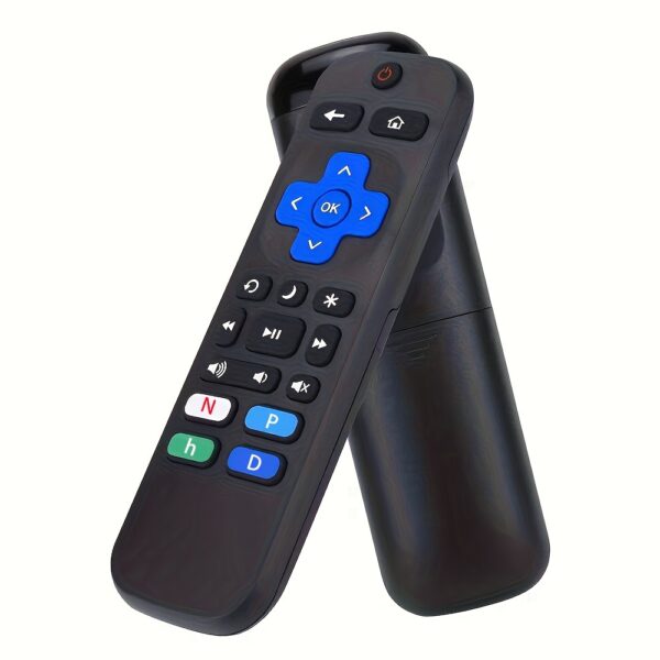 2023 Roku Remote Control with Infrared Sensor, Compatible with 18 Devices, Ergonomic Design, Numeric Keypad, Navigation & Media Controls, Battery-Powered (Not for Stick/Box Use), Media Control Device | Straightforward Layout | Clear Button Markings - Image 6