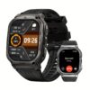 2025 KOSPET M3 Smart Watch Men 480mAh 60 Days Extra-Long Battery Rugged Smartwatches Wireless Call 5ATM IP69K 1.43" AMOLED Always On Display Screen 170+ Sports Modes 6 Smart Recognition Sports Corning Gorilla Glass Multiple Watch Faces 24H Health Monitor AI Assistant Digital Electronic Men'S Smartwatch Compatible For Android IPhone