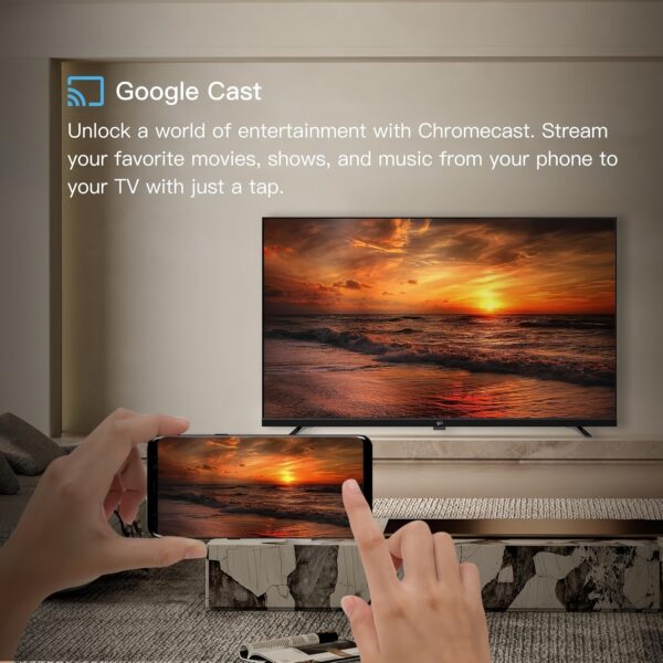 FPD 55-inch Smart TV Google TV 4K UHD with Google Play And Google Cast Built-in, HDR 10, Vision Atmos, MEMC, Voice Remote, Stream Live TV(Canvas-Series, CG55-C1, 2024 Model) - Image 9