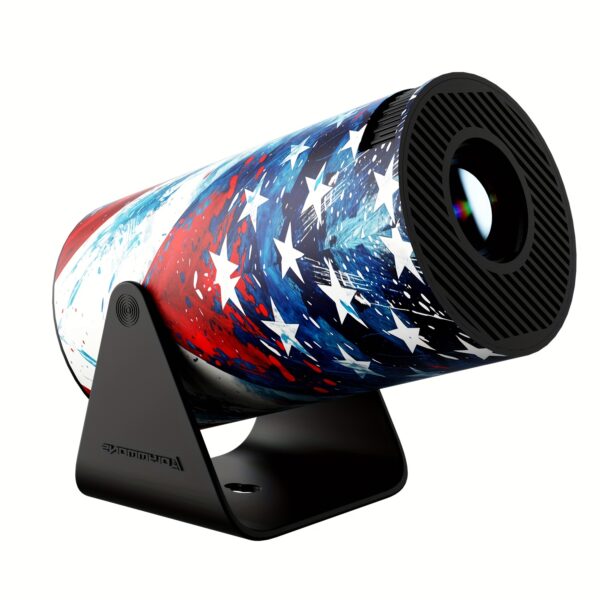 HY300 Pro Mini Portable Projector, Native 1080P Supports 4K/260ANSI Smart Projector with WiFi 6 BT 5.0, Screen Adjustment, 180 Degree Rotation, Home Video Projector Built-in Android 11.0 OS - Image 7