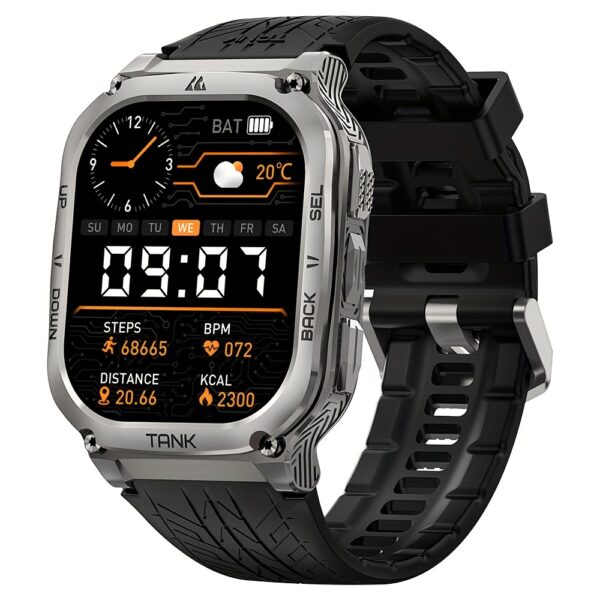 2025 KOSPET M3 Smart Watch Men 480mAh 60 Days Extra-Long Battery Rugged Smartwatches Wireless Call 5ATM IP69K 1.43" AMOLED Always On Display Screen 170+ Sports Modes 6 Smart Recognition Sports Corning Gorilla Glass Multiple Watch Faces 24H Health Monitor AI Assistant Digital Electronic Men'S Smartwatch Compatible For Android IPhone - Image 5