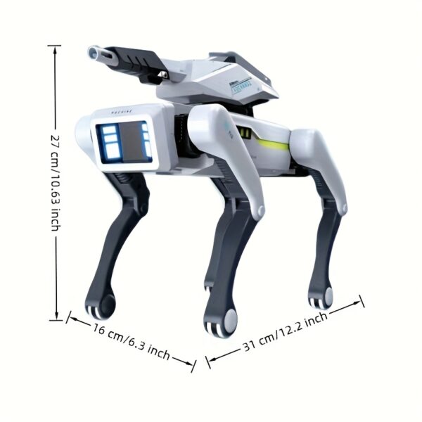New Upgraded Model Smart Robot Dog -Application Control, AI Voice Activation, 18 Skills (Kung Fu, Dance, Swimming), USB Charging, Wireless Remote Control, Stylish Futuristic Design, Perfect for Gift Giving and Daily Entertainment - Image 4