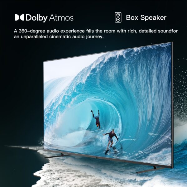 FPD 55-inch Smart TV Google TV 4K UHD with Google Play And Google Cast Built-in, HDR 10, Vision Atmos, MEMC, Voice Remote, Stream Live TV(Canvas-Series, CG55-C1, 2024 Model) - Image 4