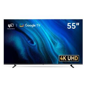55 Inch Google TV Smart TV 4K UHD with HDR 10 & Vision/Atmos, Built-in Chromecast & Google Play, MEMC, Voice Remote, Stream Live TV - Canvas Series CG55-C1 (2025 Model), Home Entertainment | Modern Design | Highresolution Display