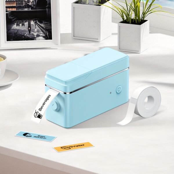 P31S Label Maker Machine With Stickers, Mini Portable Wireless Thermal Printer, For Organizing Storage Office Home Small Business, Sticker Maker Label Maker With Multiple Templates, Multi-color Option - Image 8
