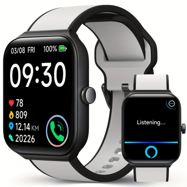 FAWEIO Smart Watch For Men Women Wireless Call, 1.95" Smartwatch with 100+ Sport Modes, Fitness Activity Tracker Pedometer, Built-in Alexa, Compatible With Android And for iphone, Perfect Gift For Family And Friends - Image 7