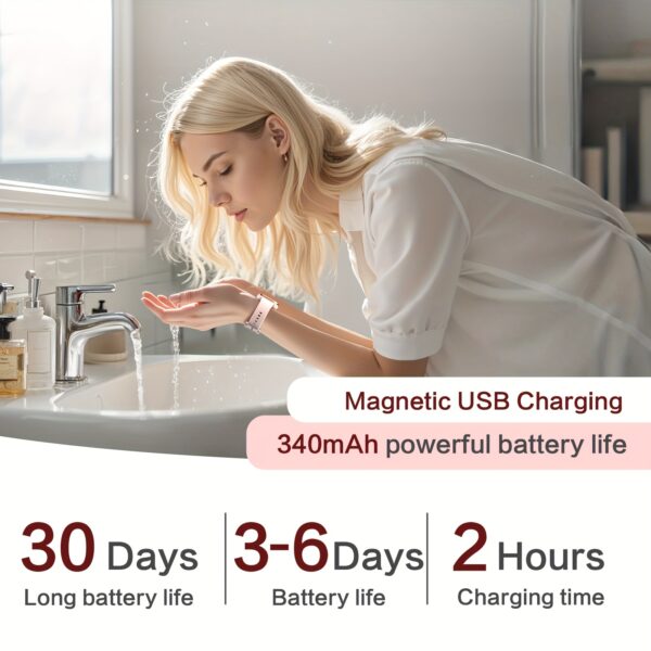 2025 Latest Lightweight Women'S Watch, 120+ Sports Tracker Lightweight Women'S Watch For Small Wrists, 1.75 Inch AMOLED Screen Men'S Smart Watch, 130g Ultra Light Smart Watch, AL Smart Voice Control, Fitness Watch With Da GPT, AI, Wireless Calling, Message Notification, Voice Assistant, Stress And All-Day Sleep Monitoring, Screen-Off Clock Always Display, Weather, Alarm, Music, Suitable For Android IOS, 1.75 Inch AMOLED Screen Men'S Smart Watch - Image 6