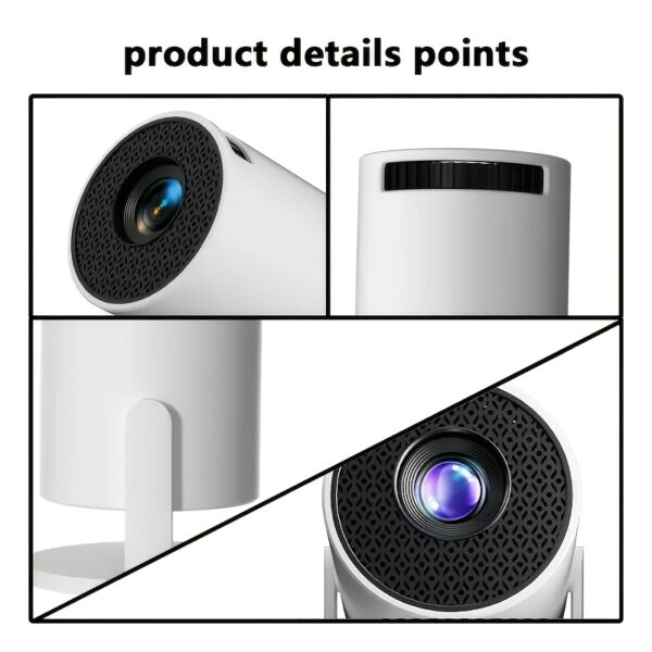 Support WIFI; Support 4K Decoding 1800P Wireless Connection Projector; Adjustable Brightness Screen Display, Wall-mounted Projector; Handheld - Image 9