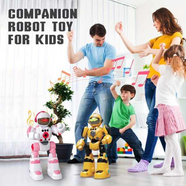 FUUY Children's Toy Robot, Programmable Robot, Remote Control Intelligent Reply, Walking And Dancing Robot, Adjustable Volume, Magical Voice Robot, Birthday Gift - Image 27