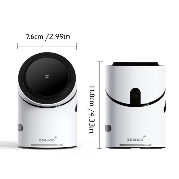 ZEEHOO 3in 1 Charging Station for Apple-Devices, Mag-Safe Charger Stand, CylinTrick-R Qi2 15W Auto-Rotating Wireless Charging Station for iPhone 16/15/14/13/12 Series& Air-Pods& IWatch(30W Charger Included) - Image 2