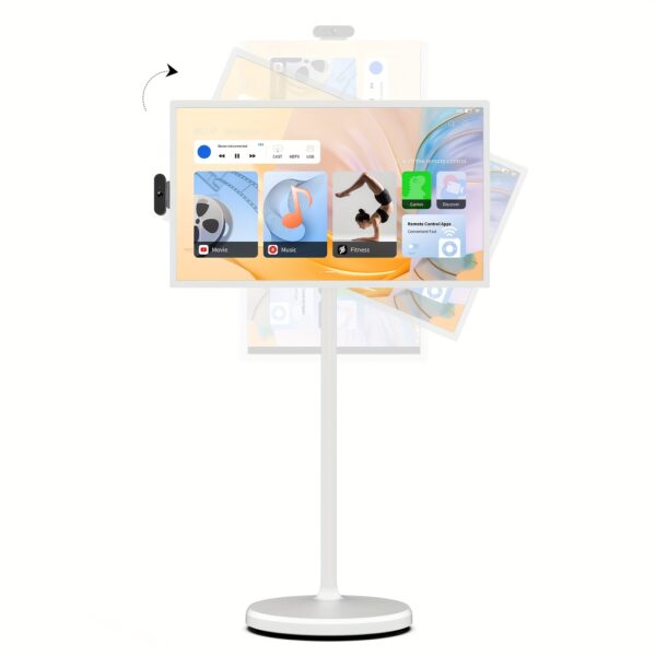 Apolosign 32 Inch FHD Smart Portable TV Gen1, 8+128GB, Giant Tablet On Wheels, Gaming Monitor, Interactive Display, LCD Monitor, Digital Signage, Built-in Battery, Smart Screen - Image 3