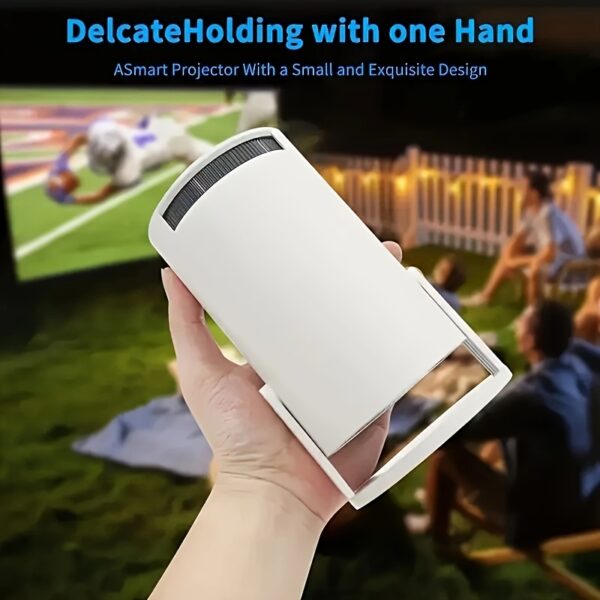7000 Lumens Portable Mini Projector, Support 4K Projector, 1080P Dual Wifi Same Screen, Home Theater Outdoor Portable, 180° Projection Angle Adjustable, Compatible with AV/ USB/ IOS/ Android - Image 15