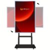 Interactive Smart Board, 49" 4K UHD Touch Screen Whiteboard For Classroom & Office, Digital Whiteboard With Stylus, Connectivity, Collaborative Display For Teaching & Meetings