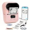 Thermal Label Maker Machine with Tape - Portable Wireless Barcode Label Printer for Small Business, Office, Home, Address, Mini Thermal Priner Compatible with Phone&PC