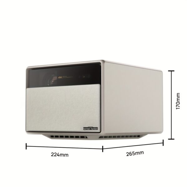 XGIMI HORIZON Ultra 4K Projector - 100" + Dolby Vision, Dual Light, ISA 3.0, 2300 ISO Lumens, Android TV 11, 2x12W Harman Kardon, Optical Zoom - Sleek Beige Home Theater Projector for Modern Living Rooms - Image 2