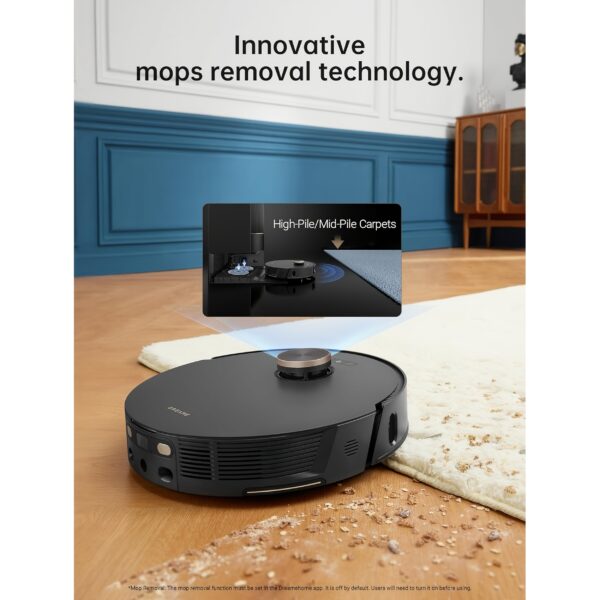 Dreame L20 Ultra Robot Vacuum And Mop With Mop-Extend, Auto Mop Removal & Raising, Washing And Drying, 7000Pa Suction, Self-Emptying, Self-Refilling, AI Obstacle Avoidance - Image 6